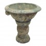 Pedestal copa madera policromada - Imagen 5