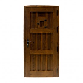 Puerta rústica de madera modelo Alhambra 1 hoja