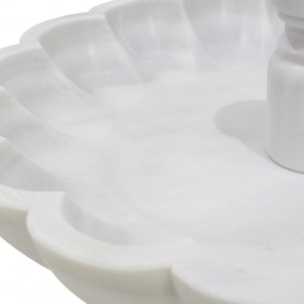 Lavabo rústico cerámica blanco