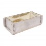 Caja de madera decorativa molde blanco - Imagen 1