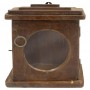Caja antigua reloj marrón - Imagen 1
