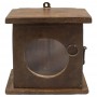 Caja antigua reloj marrón - Imagen 1
