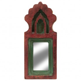 Espejo ermita mini verde y rojo
