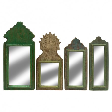 Espejo ermita verde formas