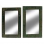 Espejo con marco verde - Imagen 1