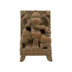 Figura de madera Diosa Ganesha