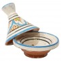 Tajine cerámica árabe celeste colores - Imagen 1