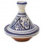 Tajine cerámica árabe azul clásico - Imagen 2