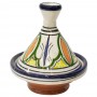Tajine cerámica árabe policromado azul - Imagen 2