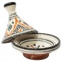 Tajine cerámica árabe policromado clásico - Imagen 1