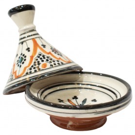 Tajine cerámica árabe policromado clásico