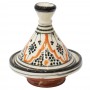 Tajine cerámica árabe policromado clásico - Imagen 2