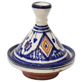 Tajine cerámica árabe policromado clásico