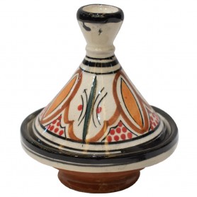 Tajine cerámica árabe marrón colores