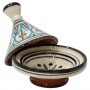 Tajine cerámica árabe marrón colores - Imagen 1