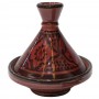Tajine cerámica árabe roja - Imagen 2