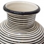 Jarrón cerámica artesanal líneas - Imagen 2