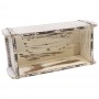 Caja de madera decorativa molde blanco - Imagen 2