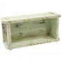 Caja de madera decorativa molde color menta