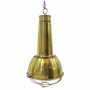 Lámpara faro de barco antiguo dorado - Imagen 1