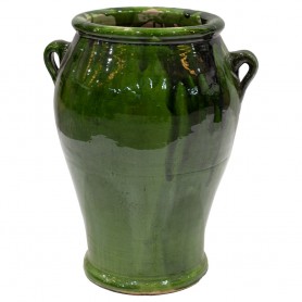 Vasija tinaja cerámica verde