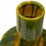 Jarrón ceramica amarillo y verde - Imagen 2