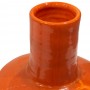 Jarrón naranja de cerámica - Imagen 2
