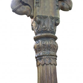  Portada antigua tallada 3 arcos de estilo mozárabe