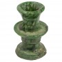 Portavelas cerámica verde
