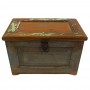 Caja antigua baúl vintage - Imagen 1