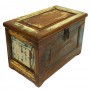 Caja antigua baúl vintage - Imagen 2