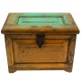 Caja antigua baúl vintage - Imagen 1