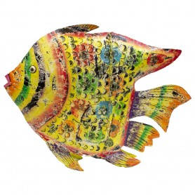 Candelabro pez amarillo colgar (XL)