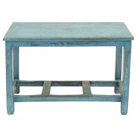 Mesa auxiliar vintage azul