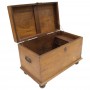 Baúl de madera compartimentos