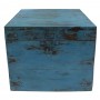 Baúl-caja azul vintage - Imagen 1