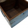 Baúl-caja azul vintage - Imagen 4