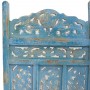 Biombo tallado azul Jodhpur - Imagen 3