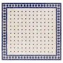 Mesa mosaico blanco-azul 80x80 cm - Imagen 2