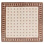 Mesa mosaico blanco-rojo 70x70 cm - Imagen 2