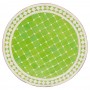 Mesa mosaico 70cm verde-blanco - Imagen 2
