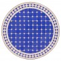 Mesa mosaico azul-blanco 70 cm - Imagen 2
