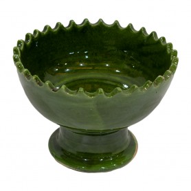 Cuenco cerámica verde