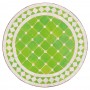 Mesa mosaico 50cm verde-blanco - Imagen 2
