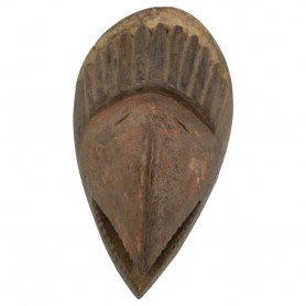 Máscara africana madera tallada