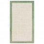 Mesa mosaico 160X90 blanco-verde