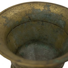 Almirez antiguo de bronce