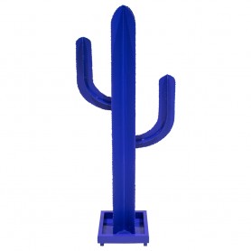 Cactus metálico azul