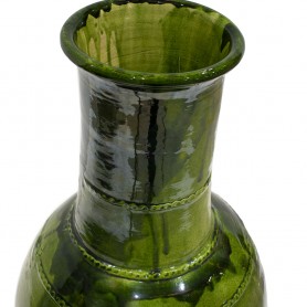 Jarrón grande cerámica verde