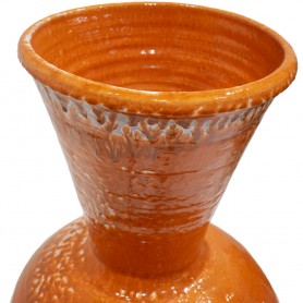 Jarrón grande cerámica naranja